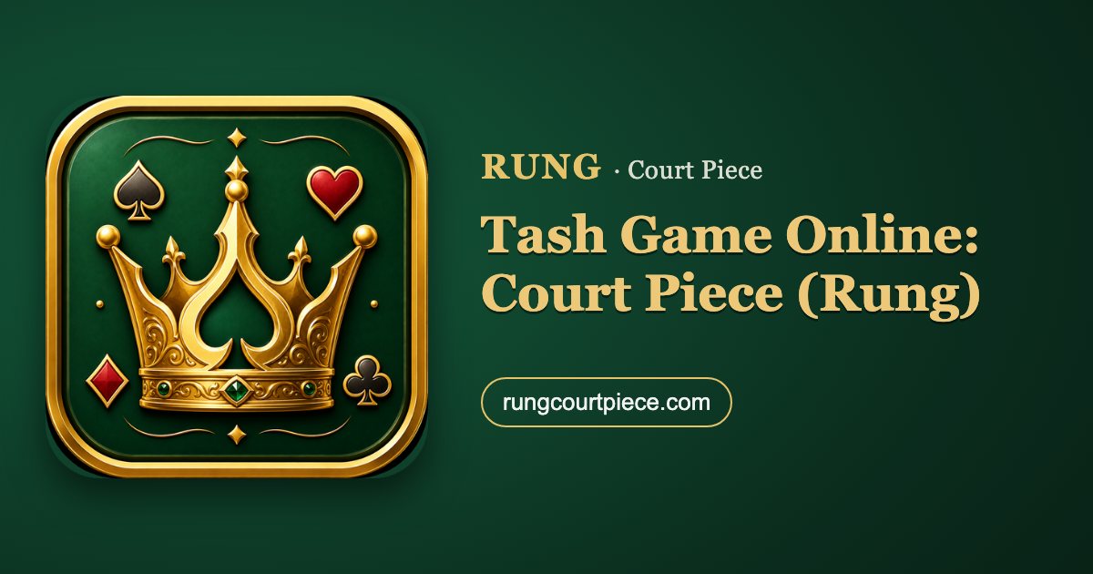 Tash Game Online: Court Piece (Rung)